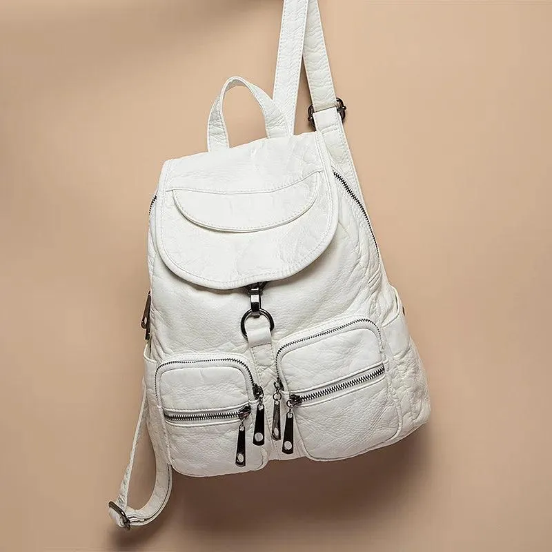 2158 Women's Cool Backpack  - Soft Leather Shoulder Bag