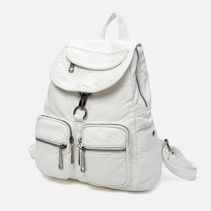 2158 Women's Cool Backpack  - Soft Leather Shoulder Bag