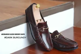 702-3 Arcobareno Classic Horsebit Loafer Burgundy