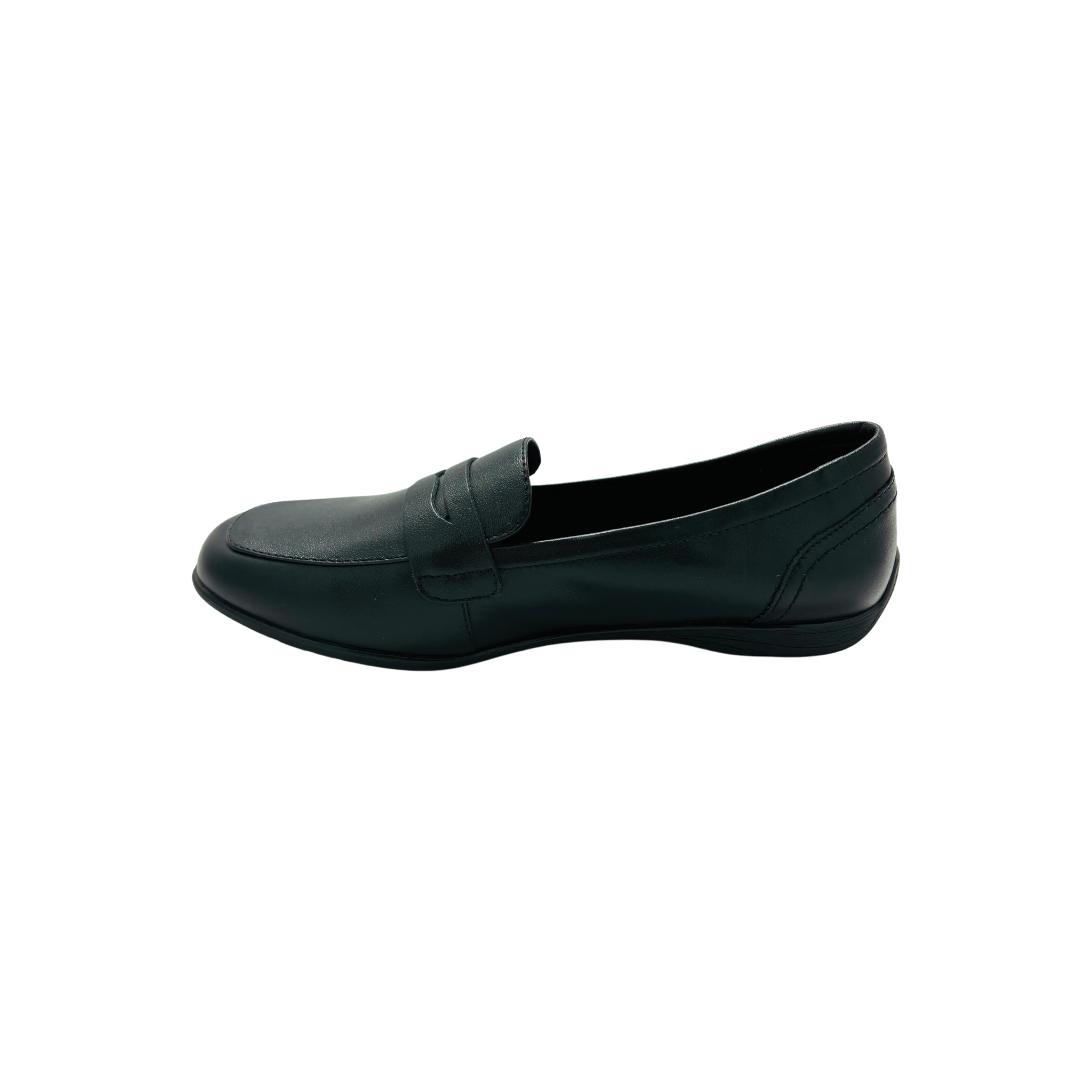 74822 Black Leather Loafer