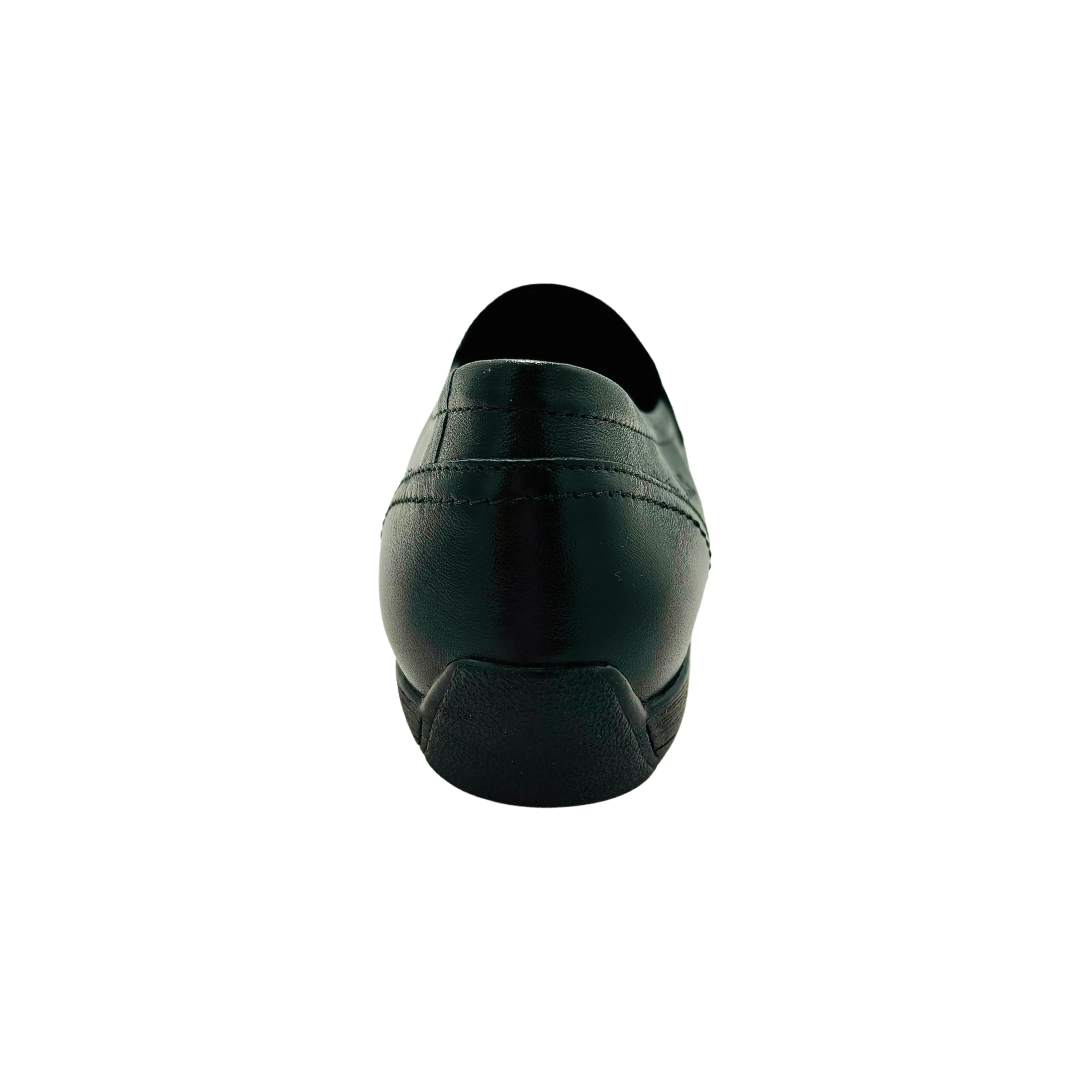 74822 Black Leather Loafer