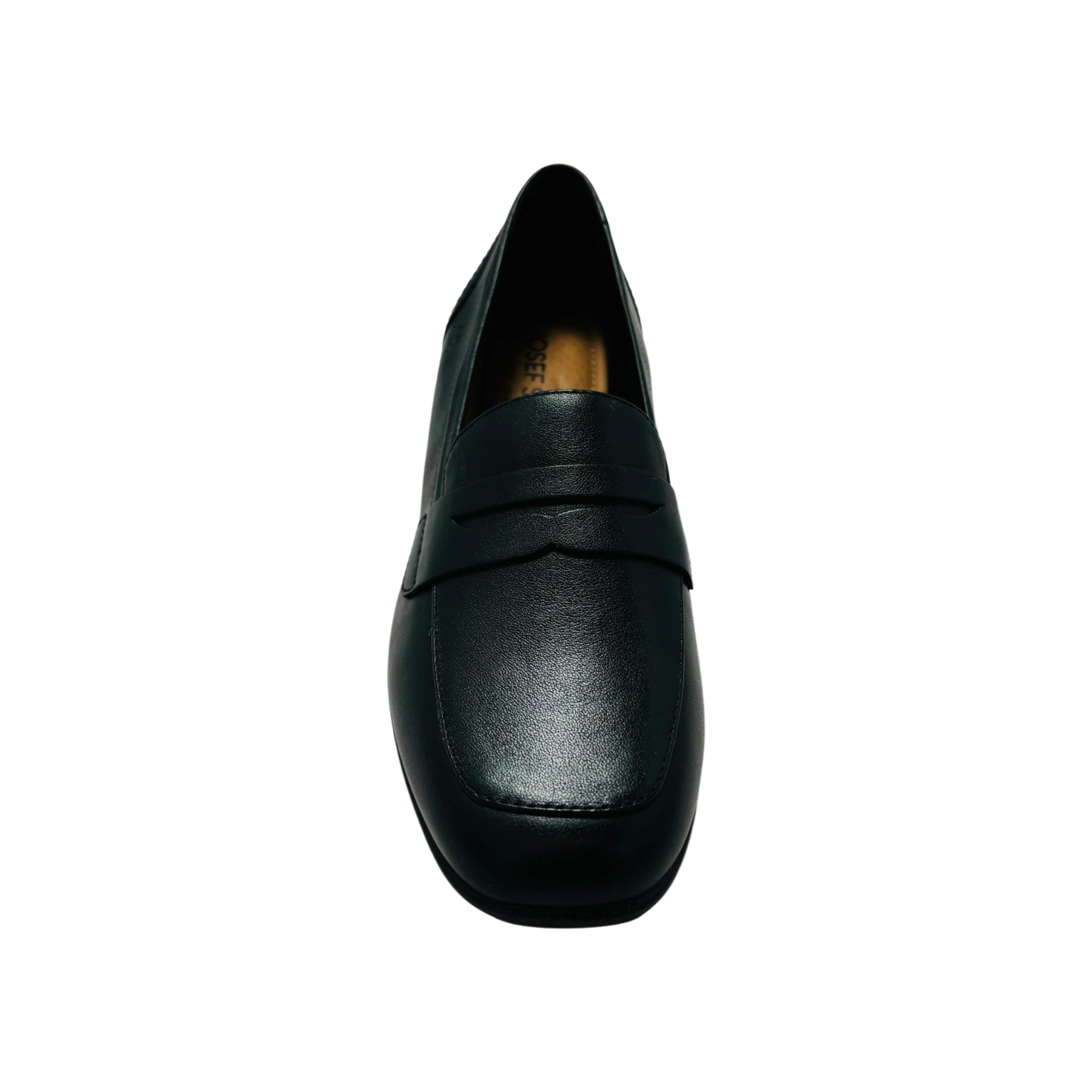 74822 Black Leather Loafer