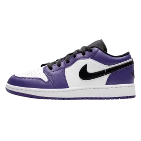 Air Jordan 1 Low GS "Court Purple White"