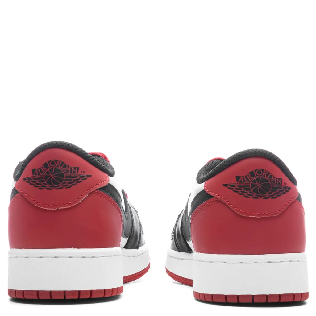 Air Jordan 1 Low OG (GS) - White/Black/Varsity Red