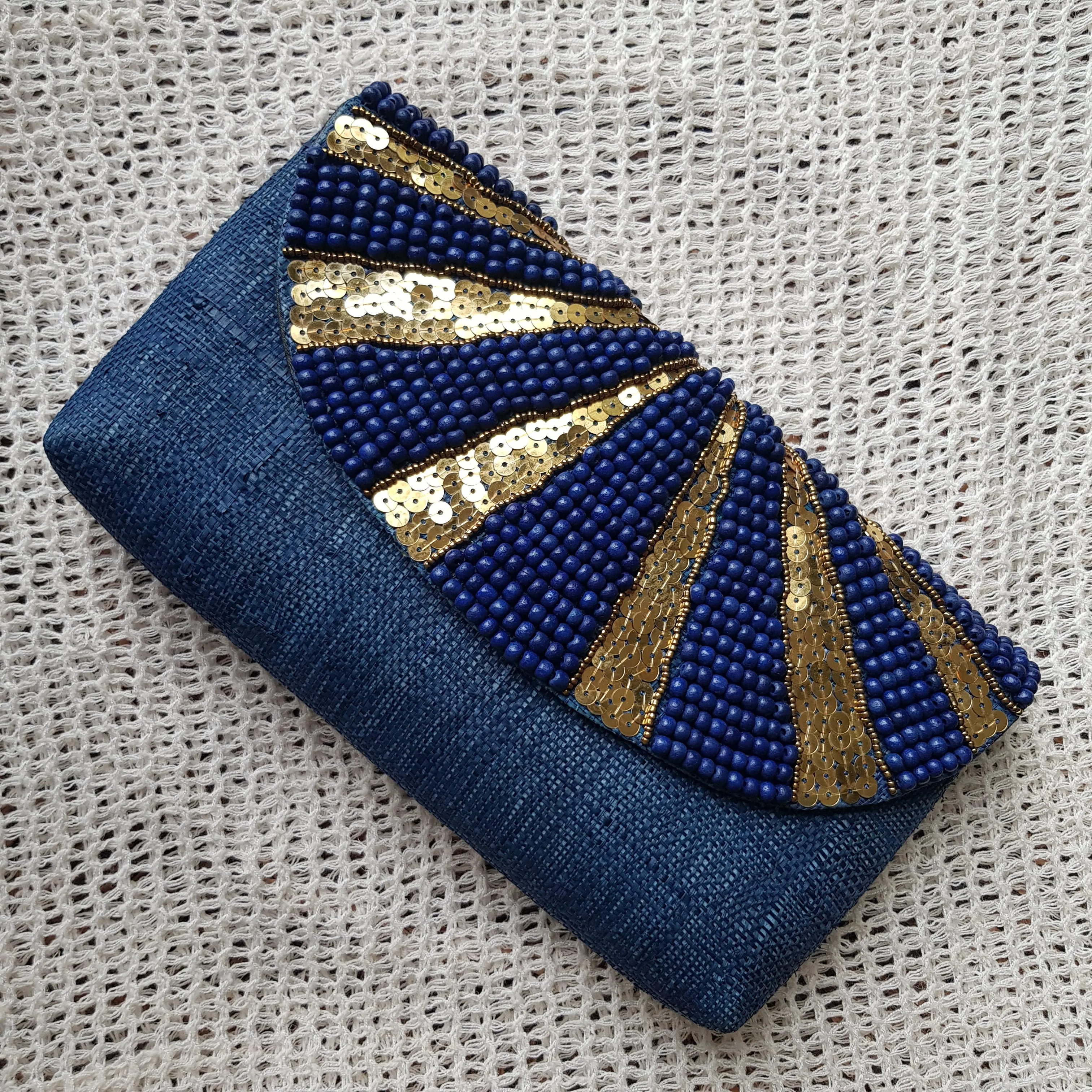 Alyssa Clutch (Blue)