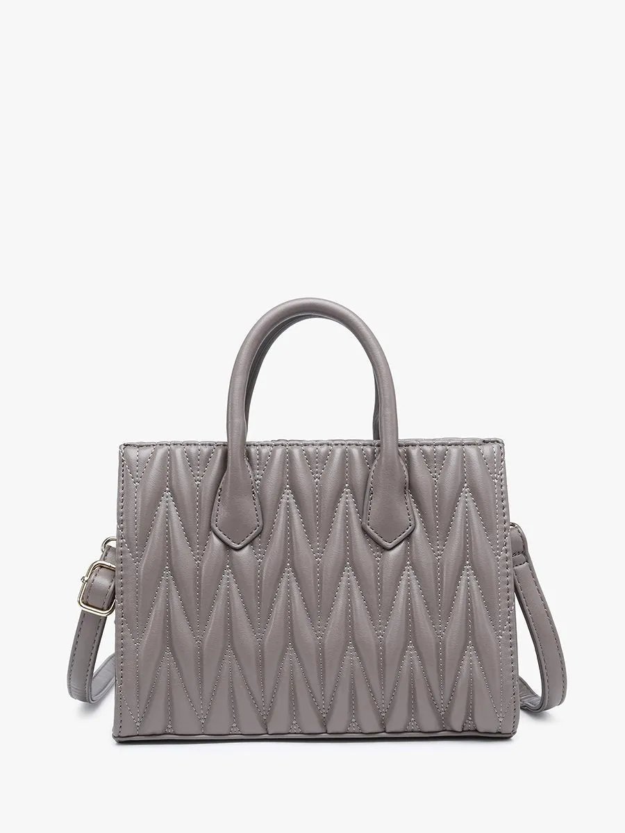 Arbor Vegan Herringbone Satchel