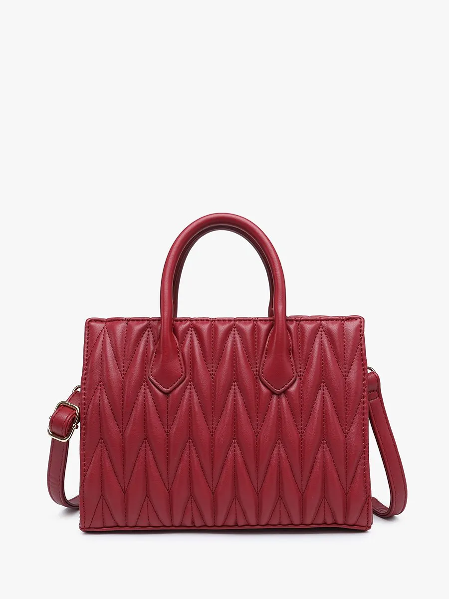 Arbor Vegan Herringbone Satchel