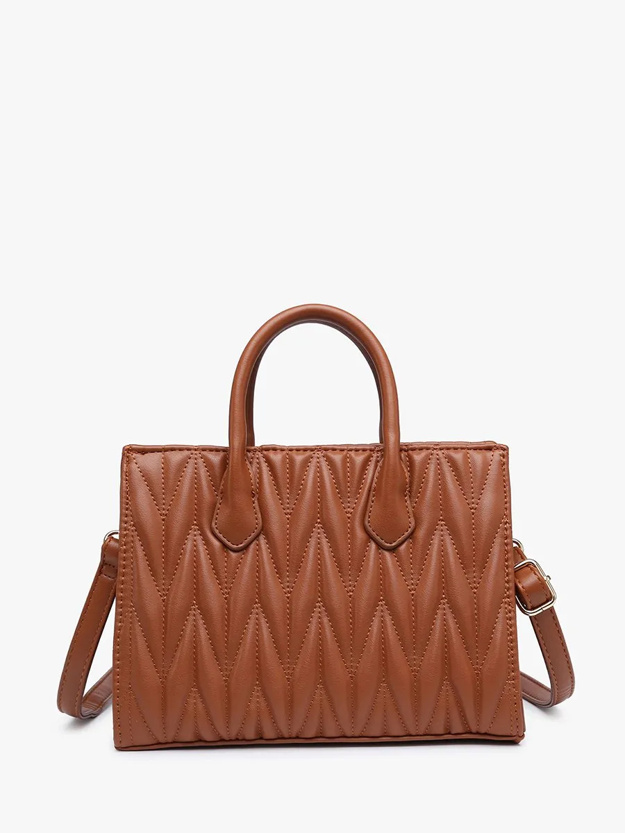 Arbor Vegan Herringbone Satchel