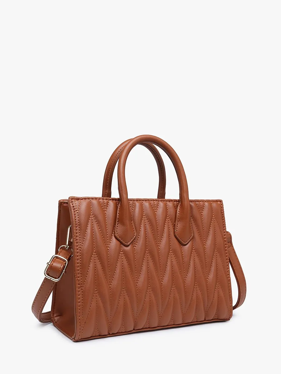 Arbor Vegan Herringbone Satchel