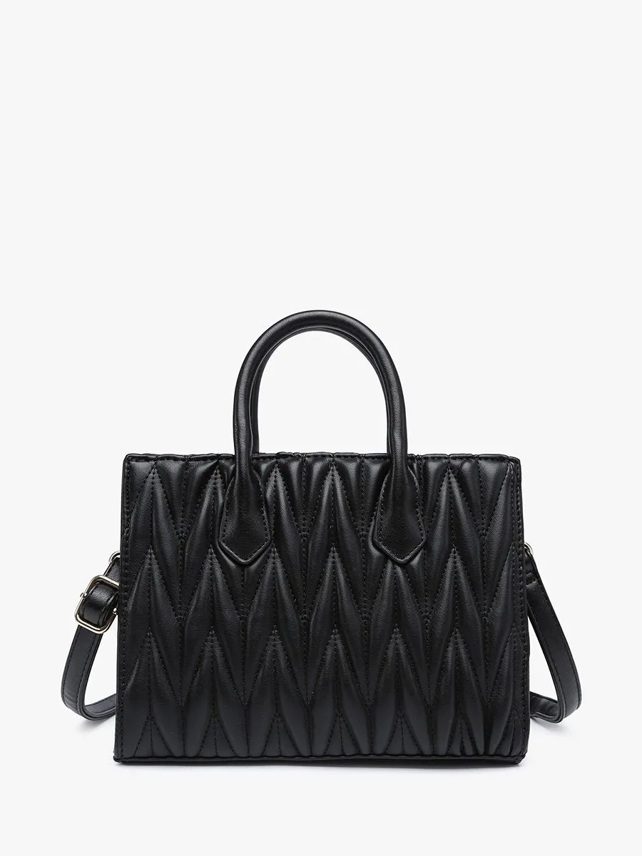 Arbor Vegan Herringbone Satchel