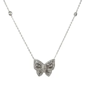 BAGUETTE BUTTERFLY NECKLACE