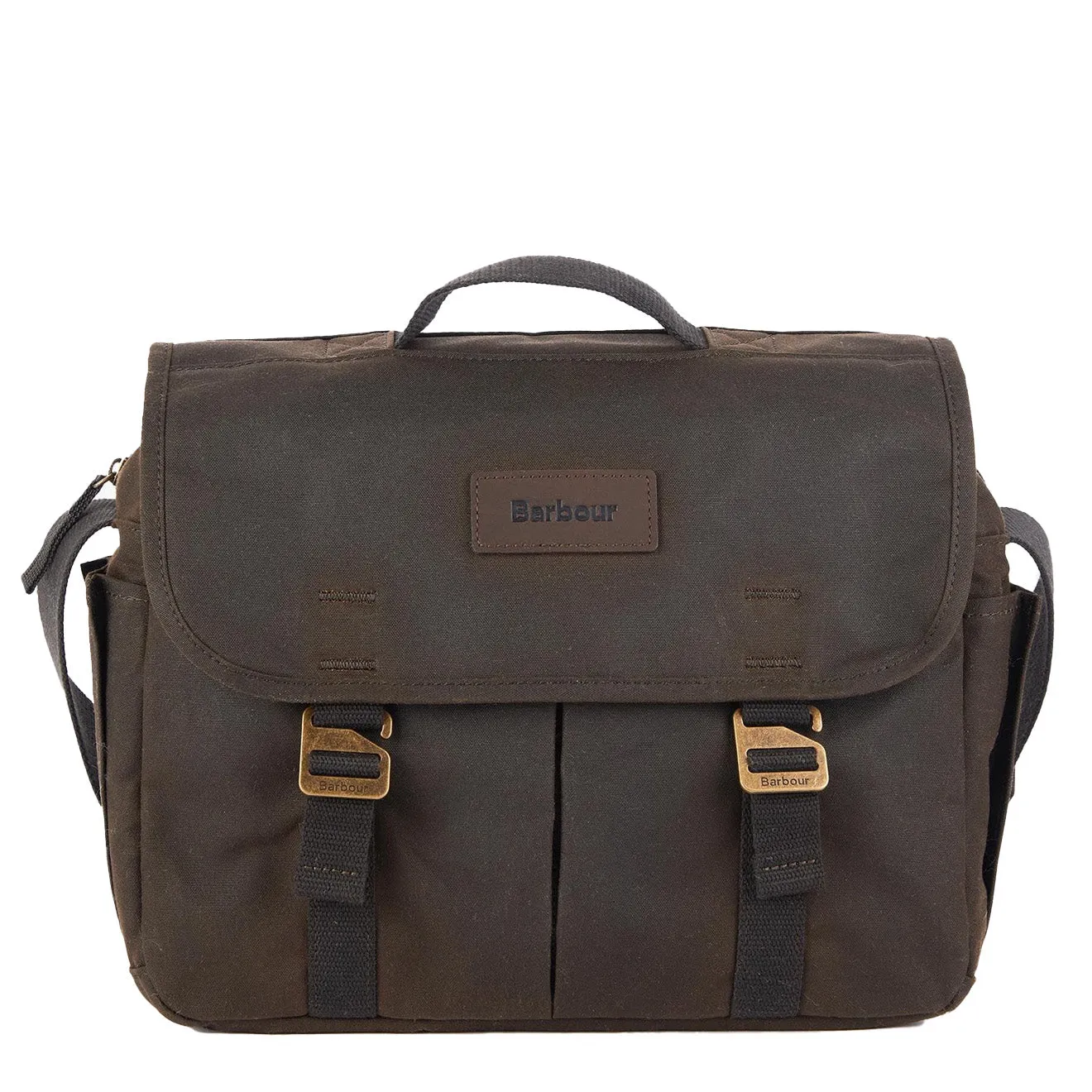 Barbour Essential Wax Satchel Olive