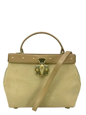 Barry Kieselstein-Cord Canvas Alligator Top Handle Bag