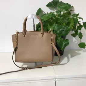 Beige Satchel