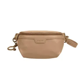 Brooklyn Crossbody Recycled Vegan Belt Bag in Sand