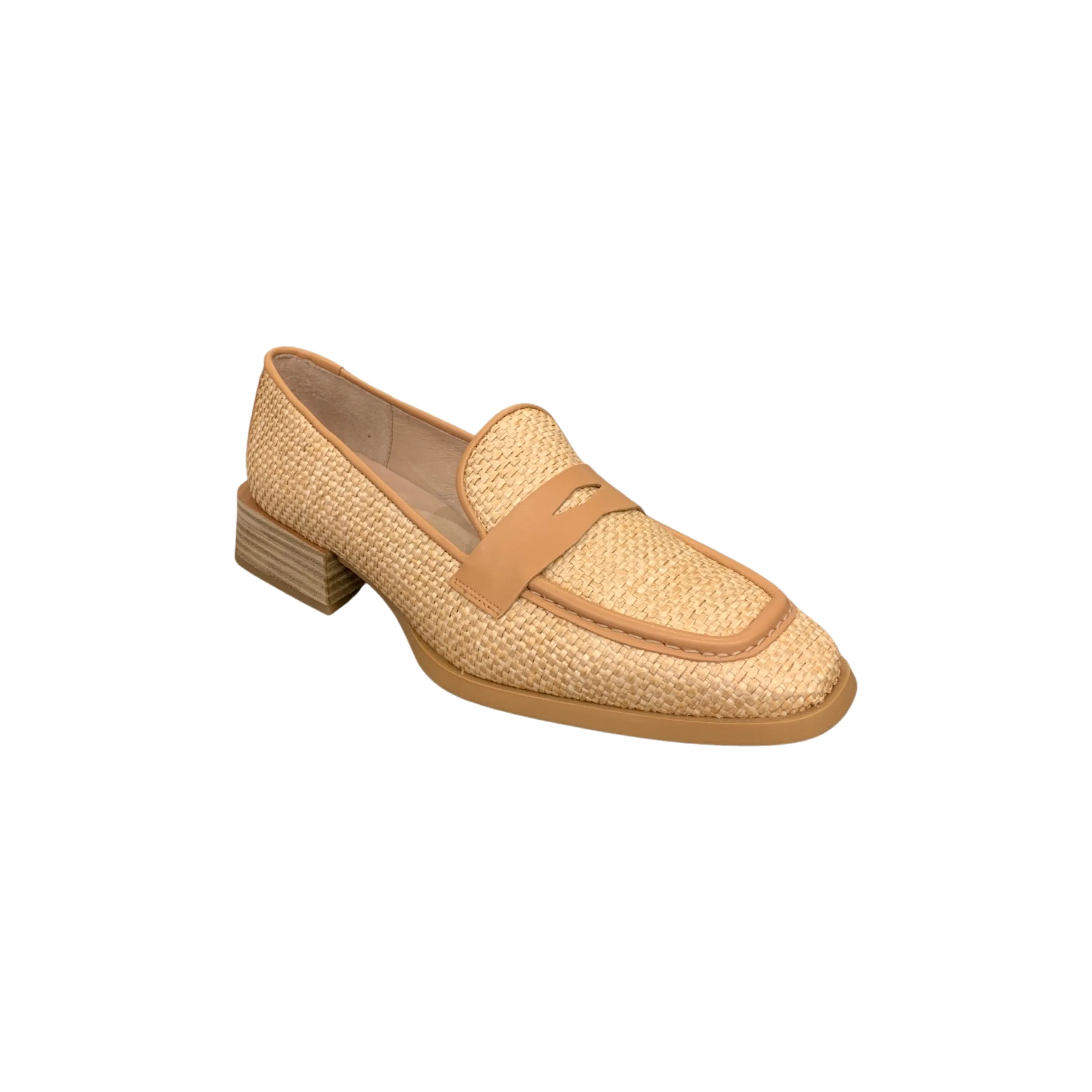 C6811 Raffia Sand Loafer