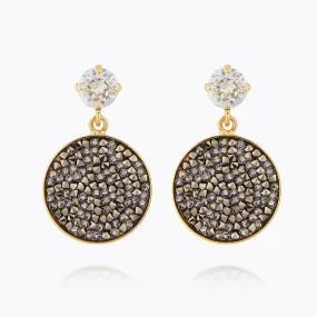 Chloe Earrings / Metallic Light Gold