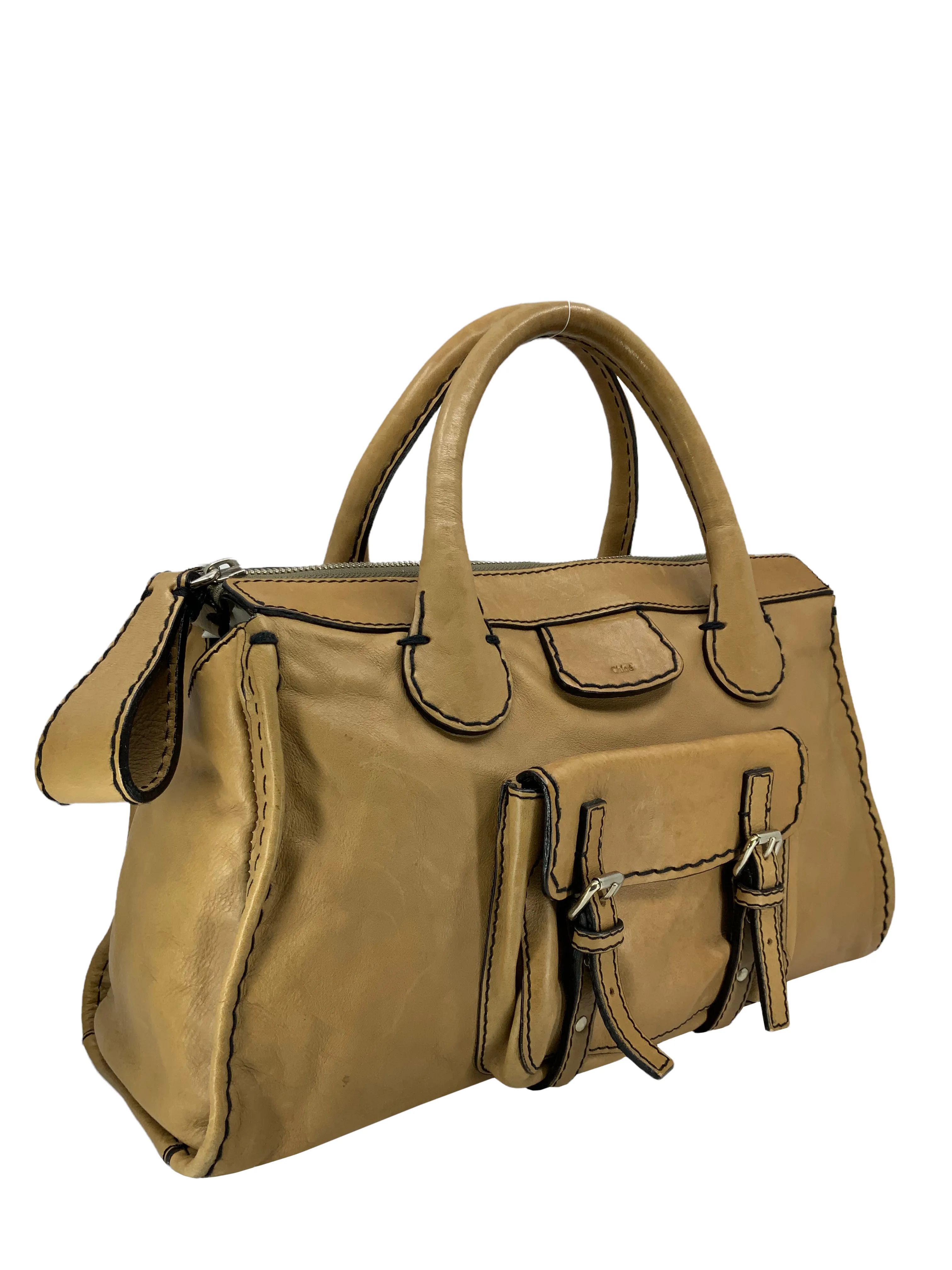 Chloe Edith Medium Leather Satchel Bag