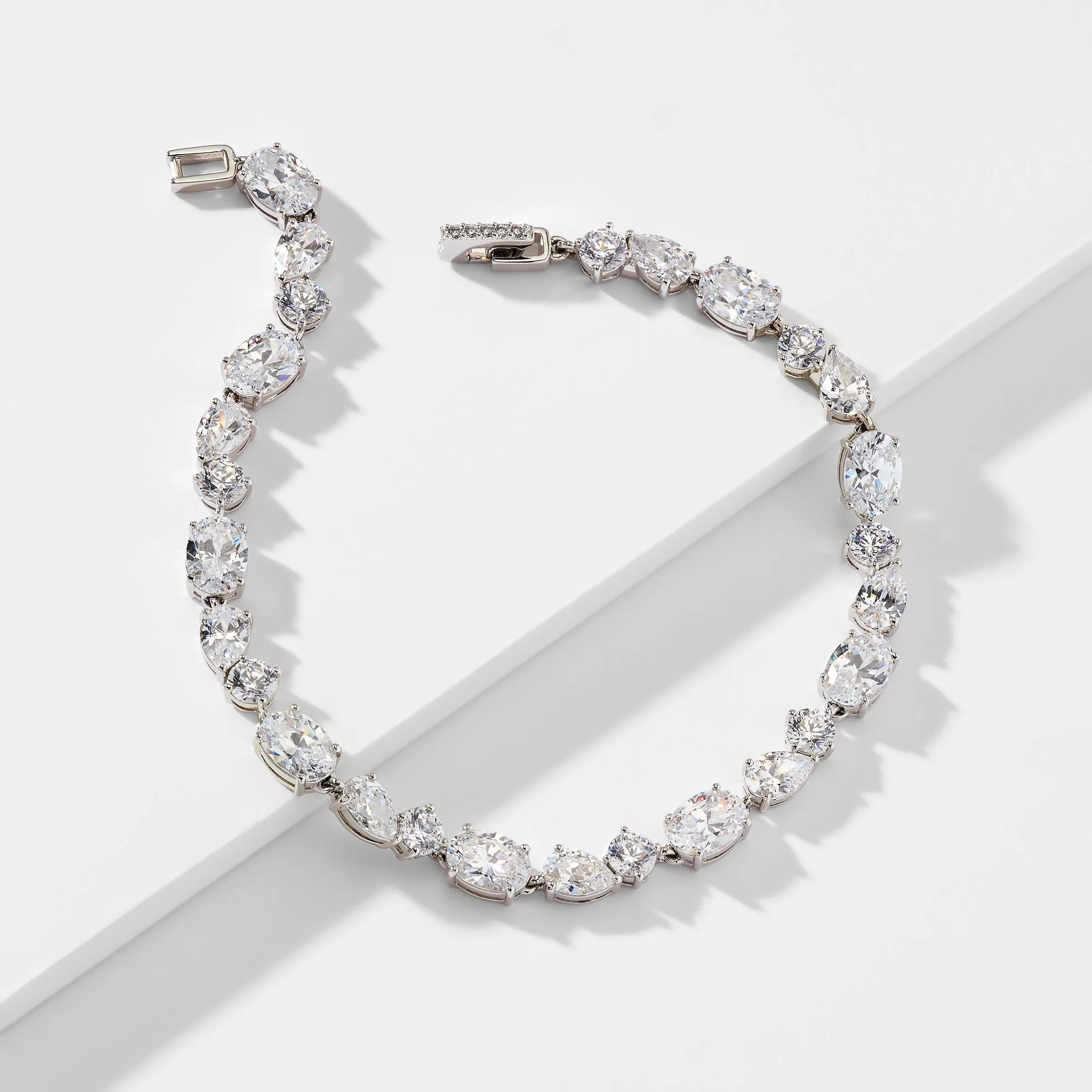 CHLOE MIXED CZ LINE BRACELET