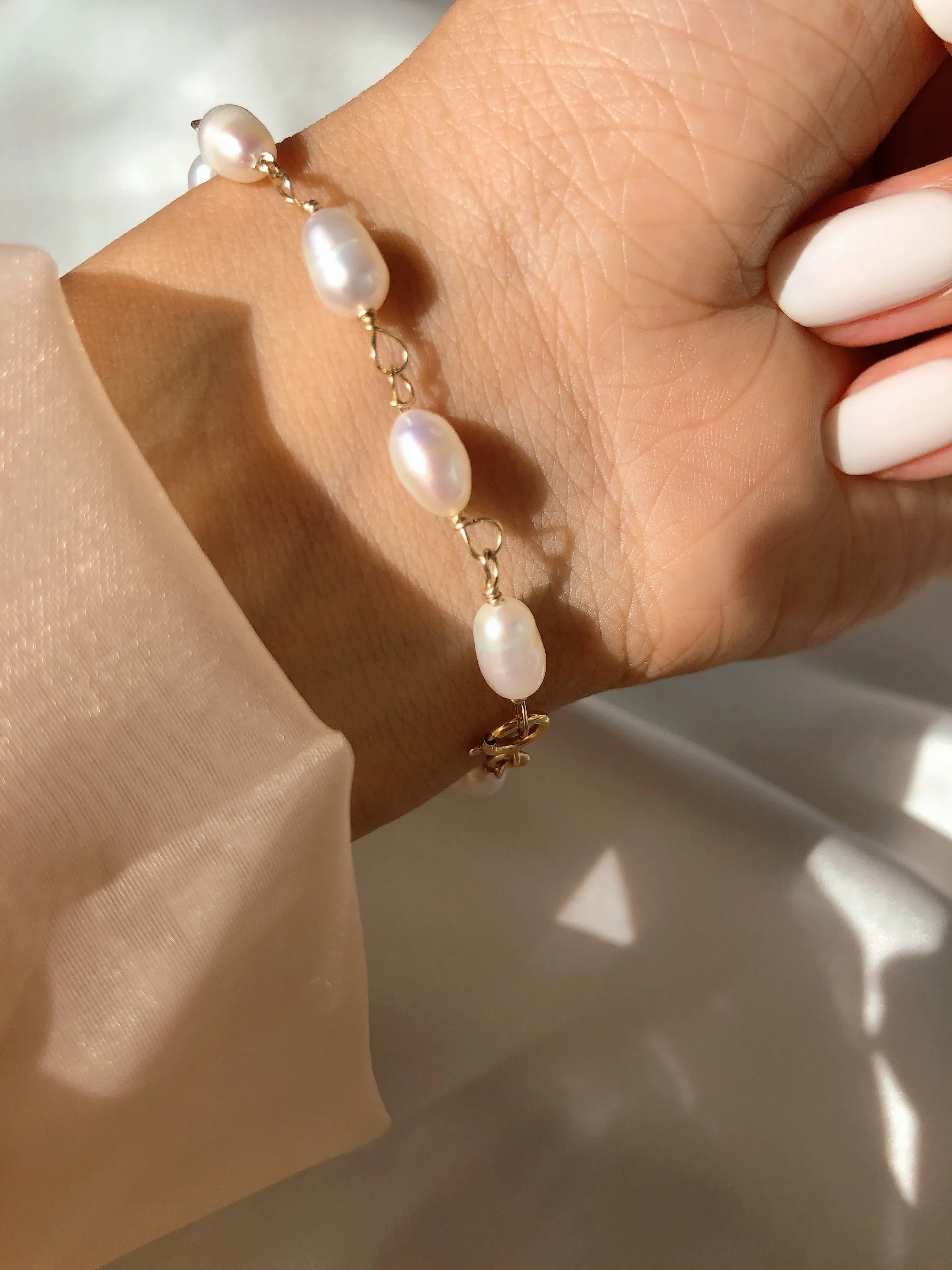 Chloe Pearl Bracelet Anklet