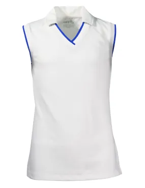 Chloe Youth Girls' Sleeveless Polo