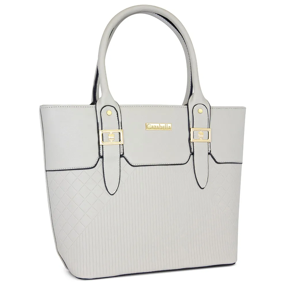 Christina Large Grey Handbag