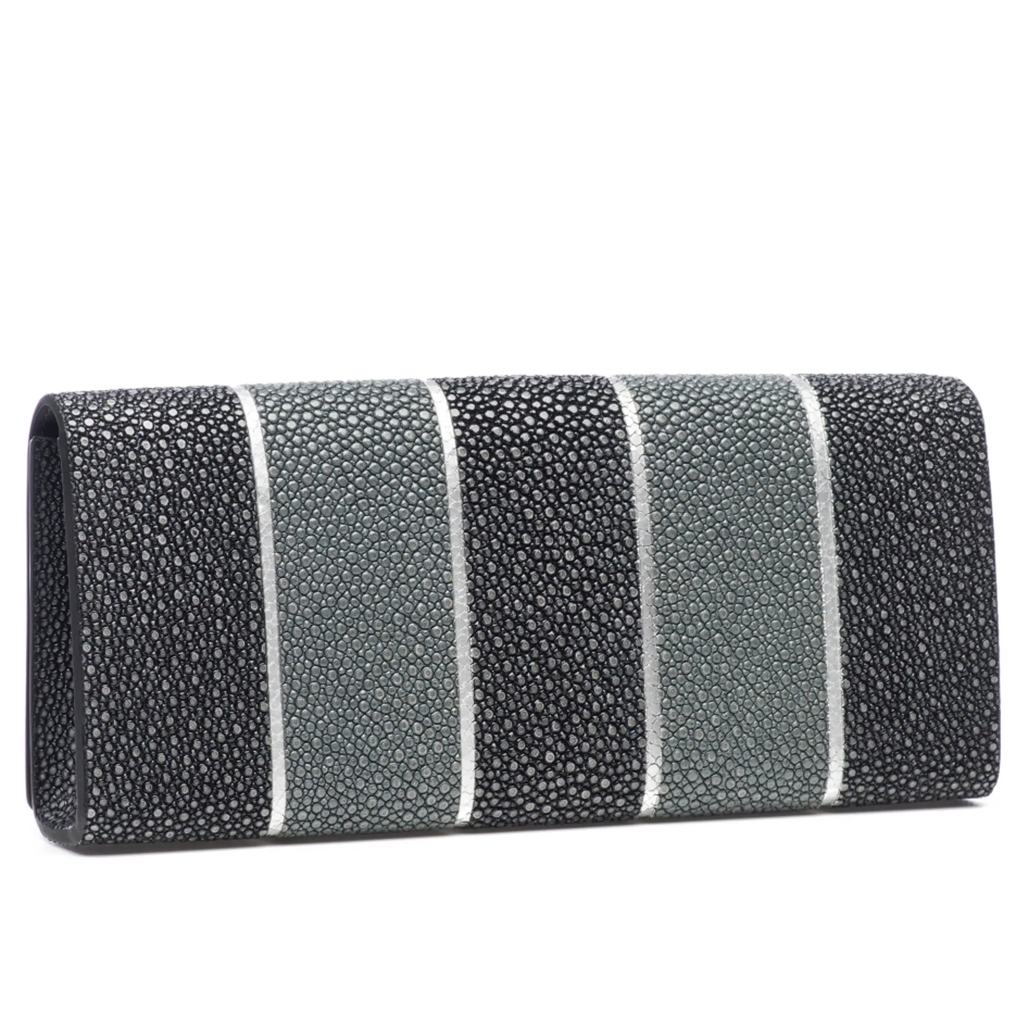 Cleo Shagreen Clutch