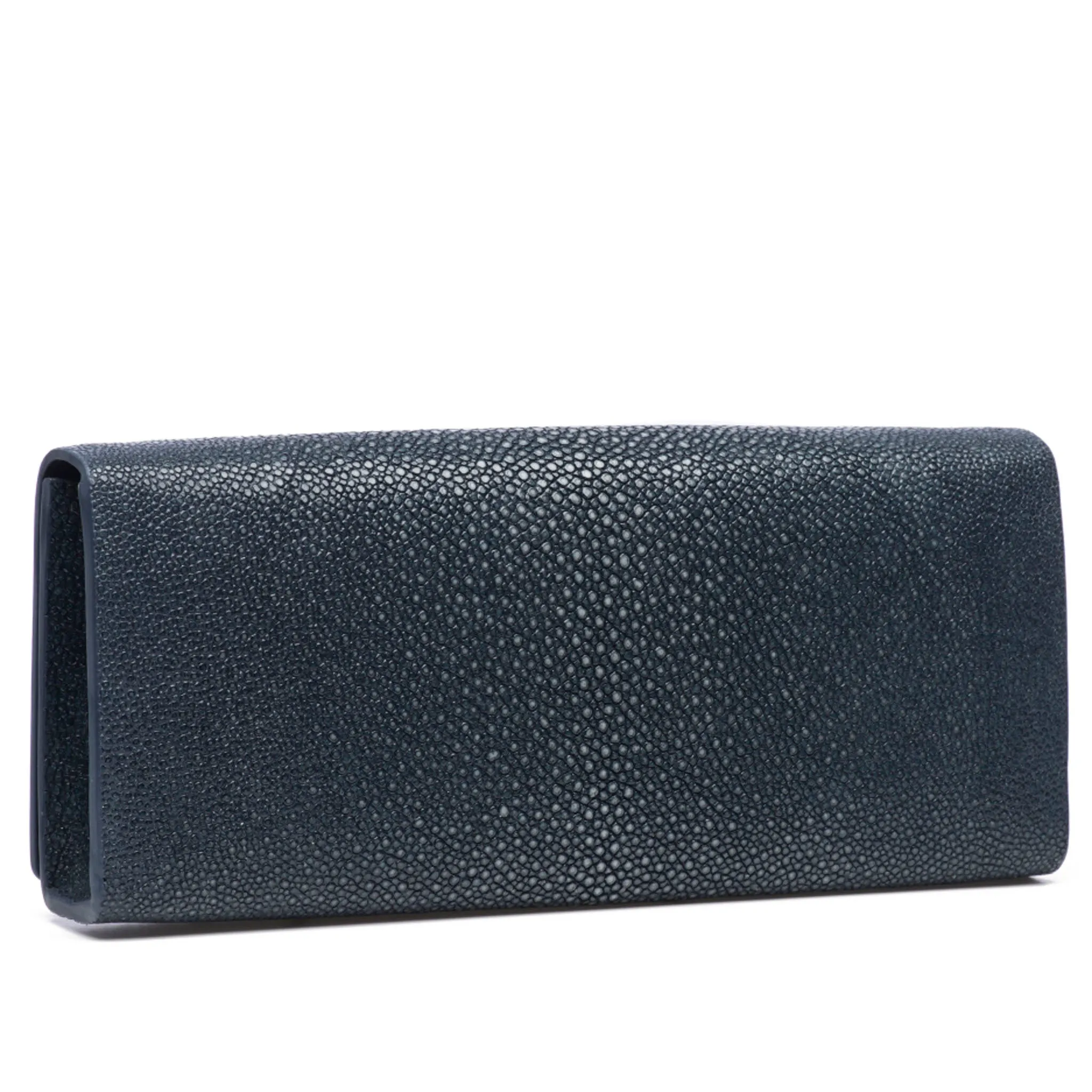 Cleo Shagreen Clutch