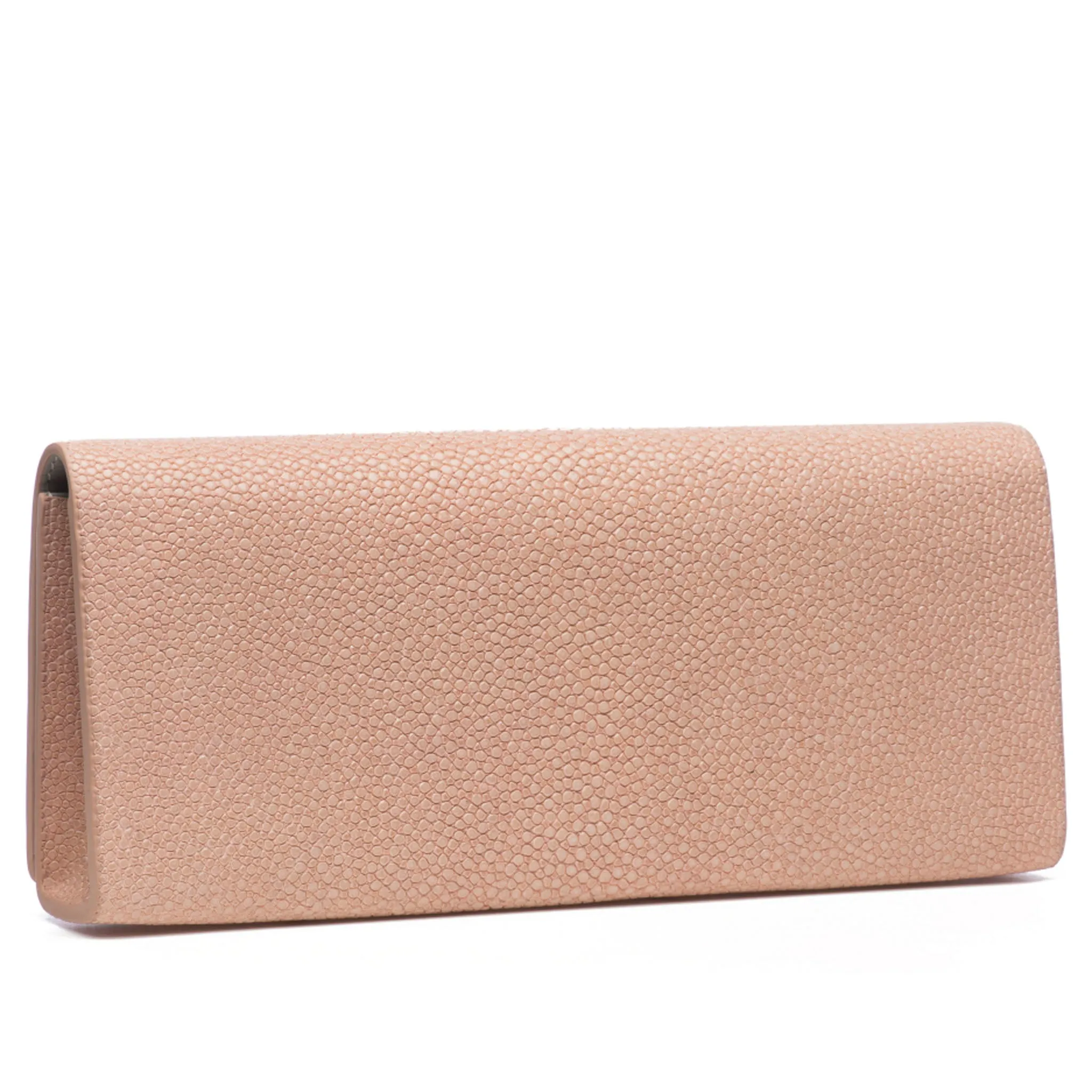 Cleo Shagreen Clutch