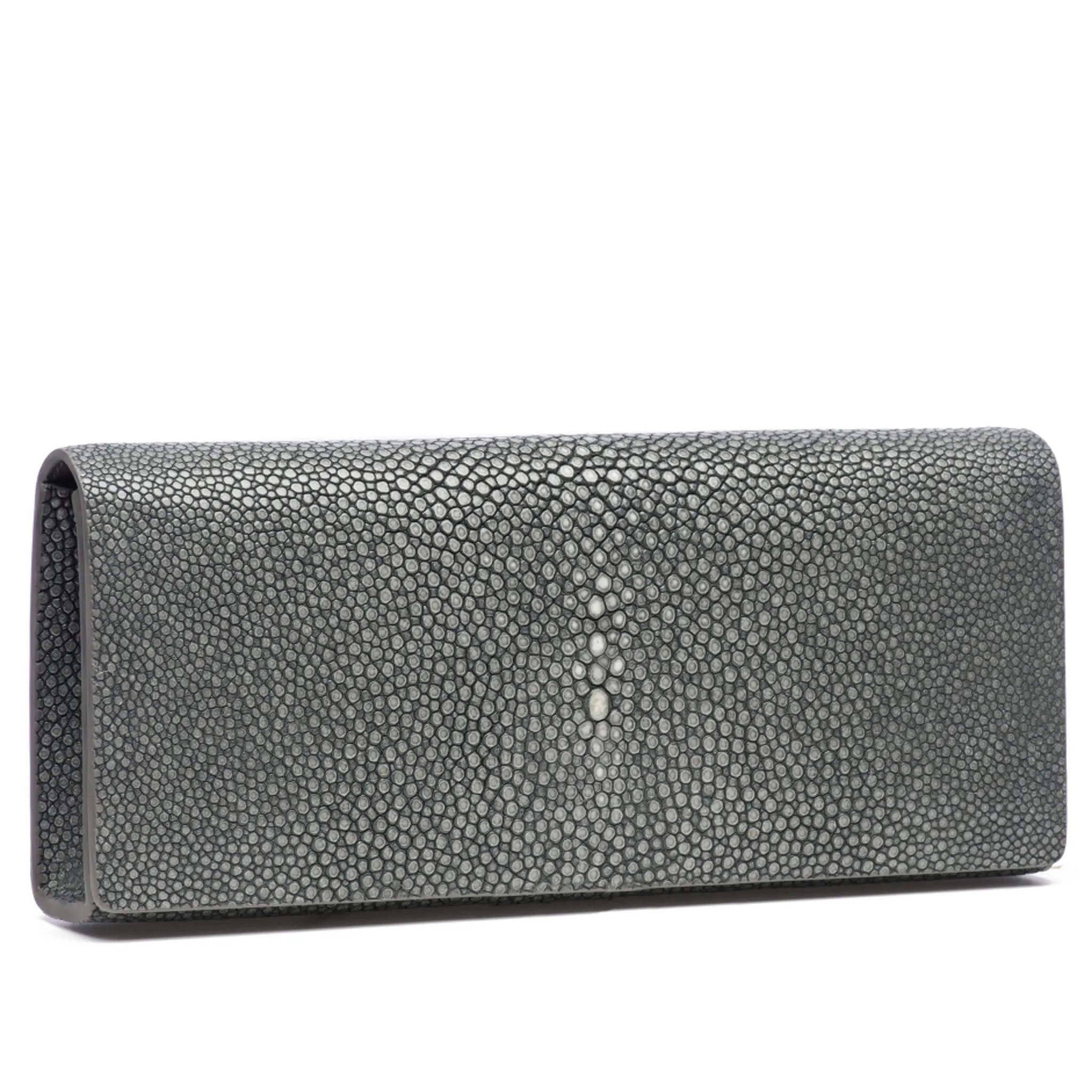 Cleo Shagreen Clutch