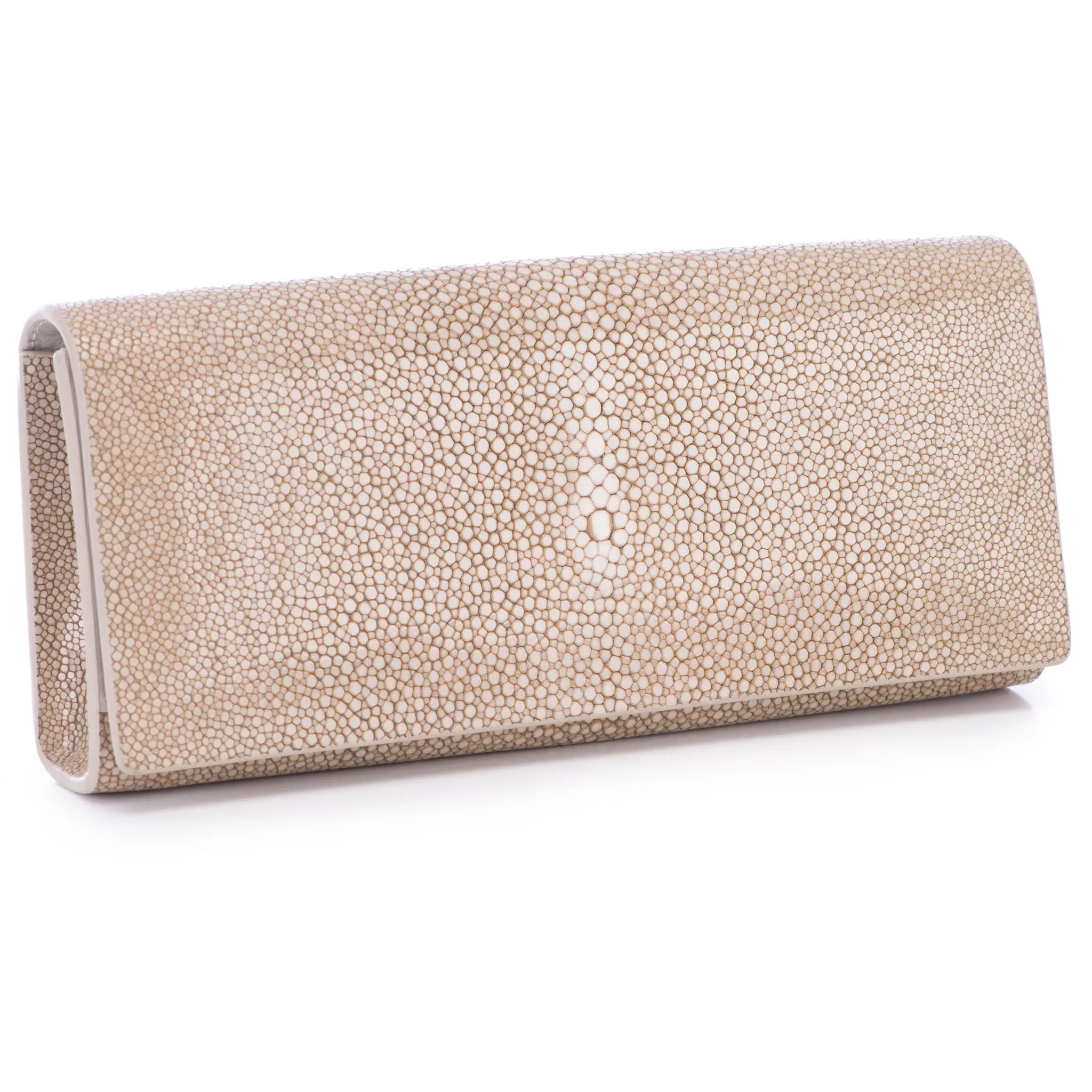 Cleo Shagreen Clutch