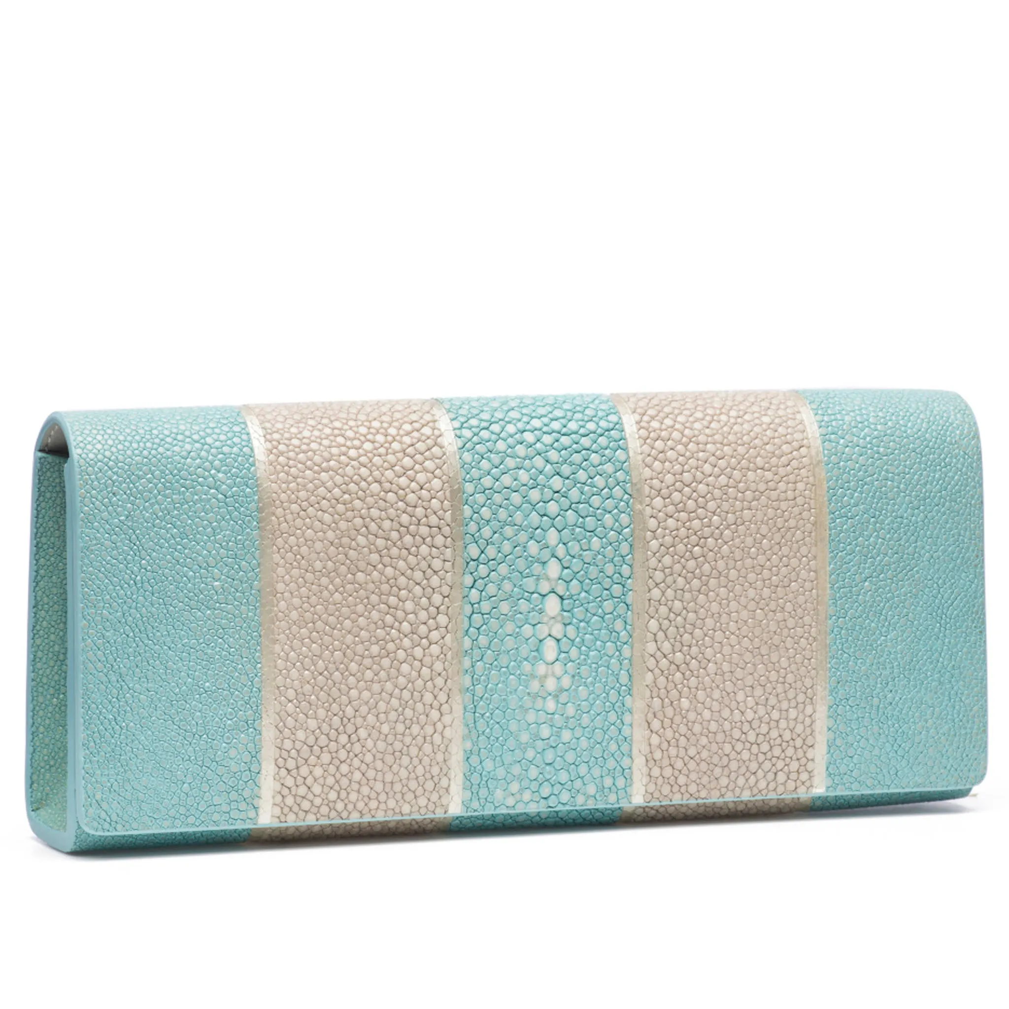 Cleo Shagreen Clutch