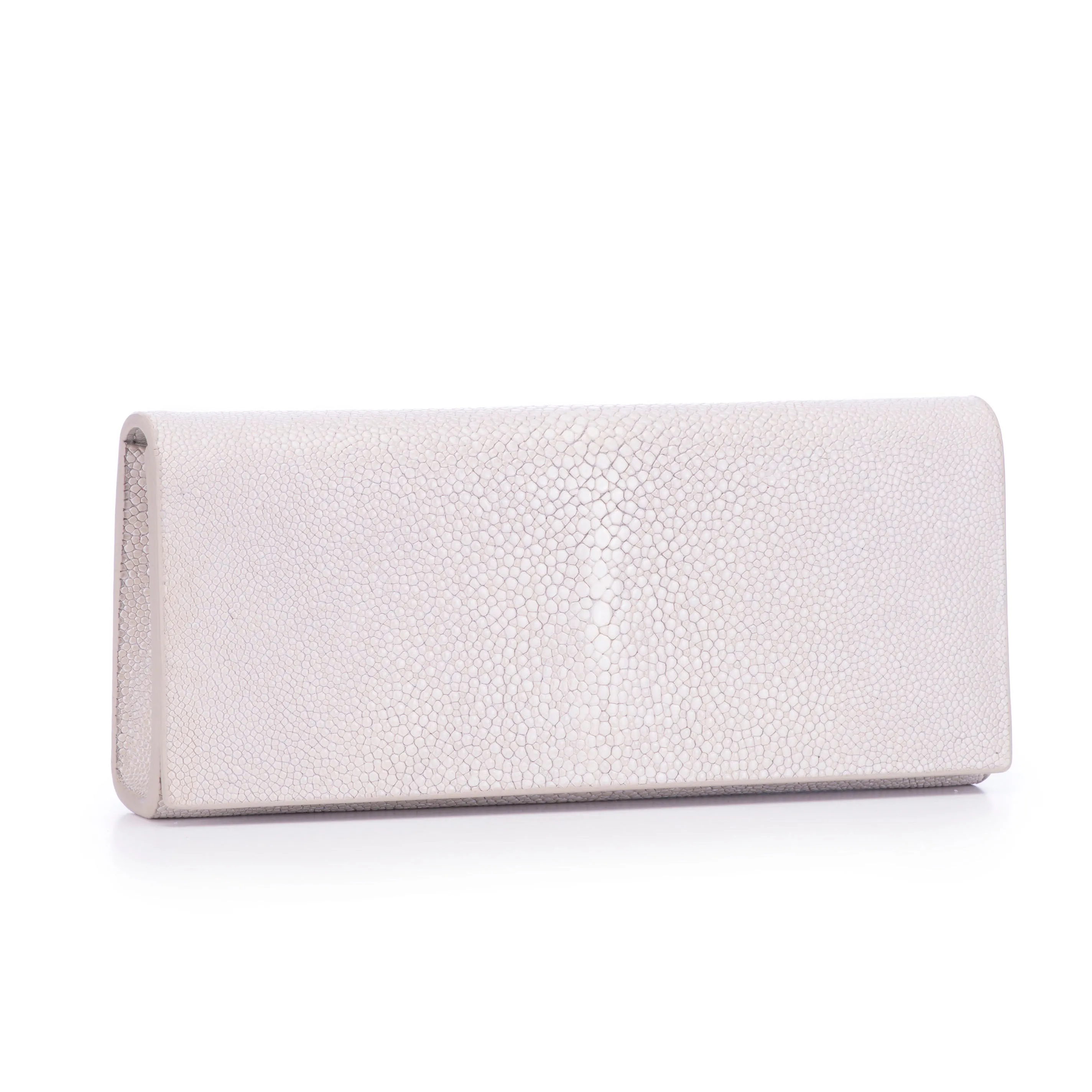 Cleo Shagreen Clutch