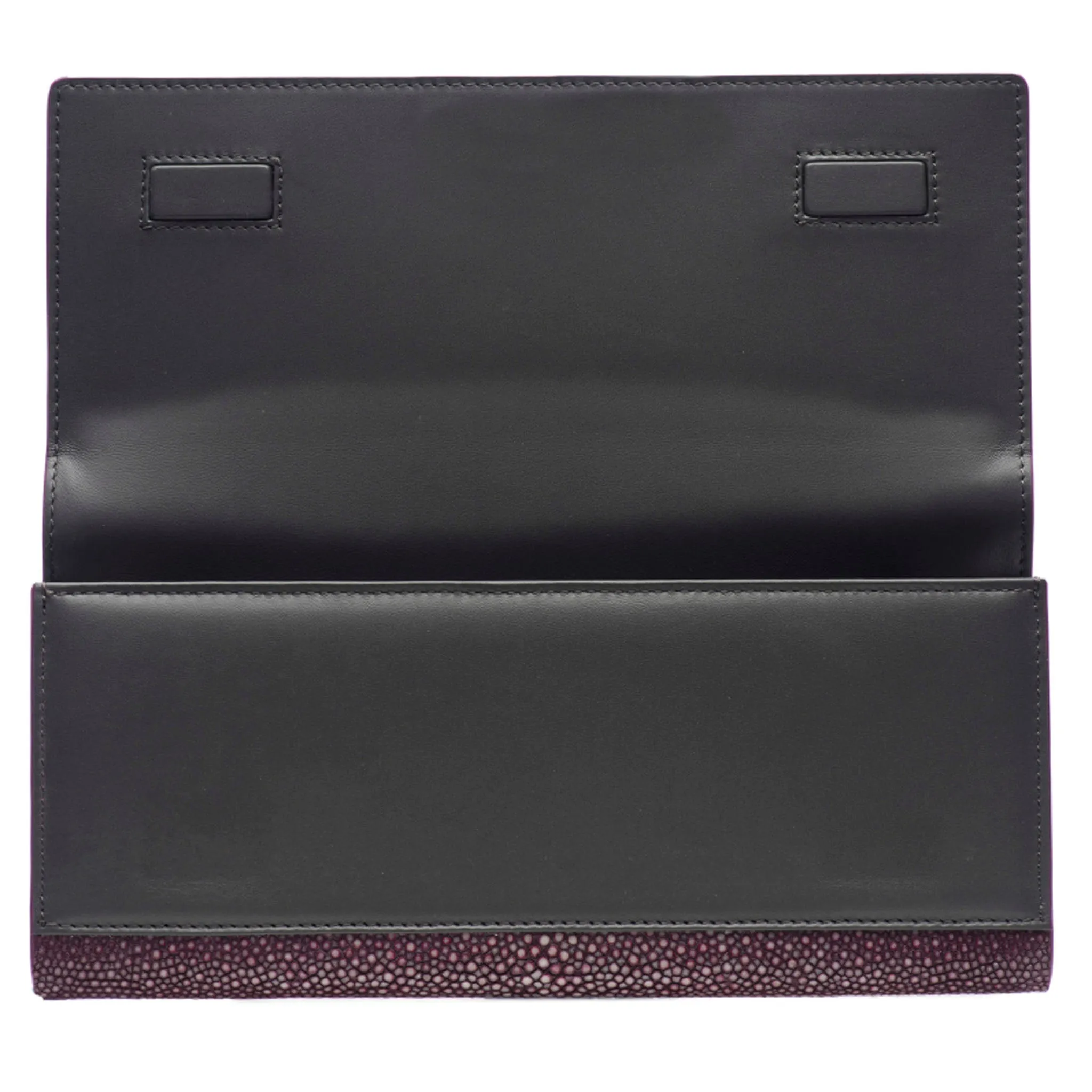 Cleo Shagreen Clutch