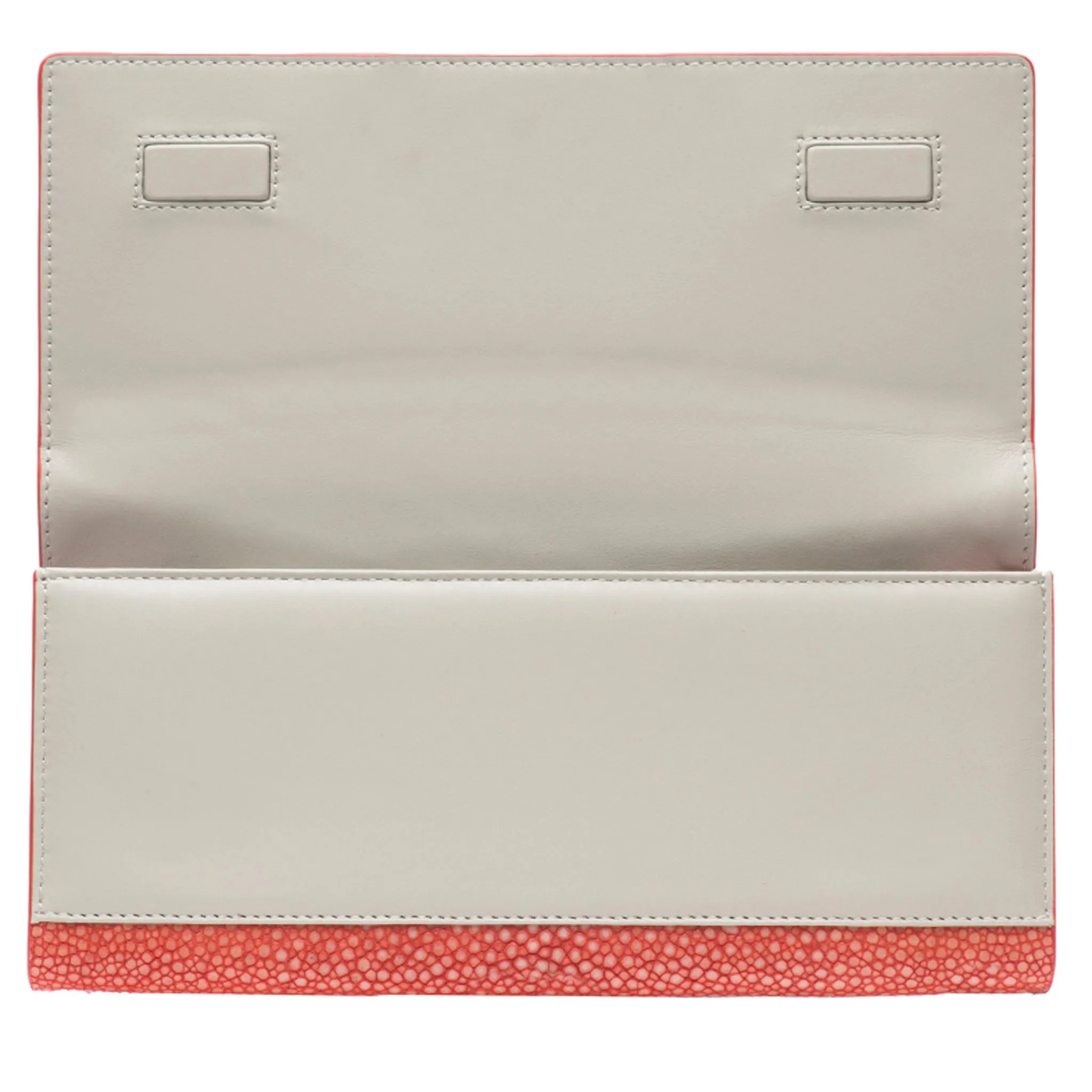 Cleo Shagreen Clutch