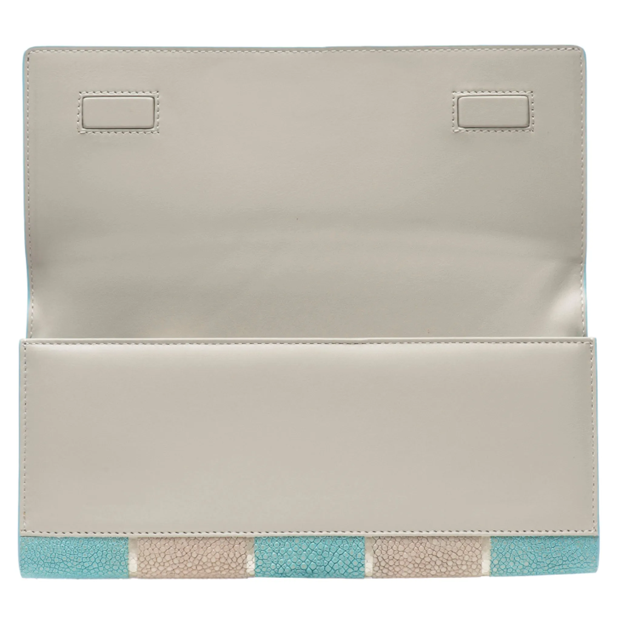 Cleo Shagreen Clutch