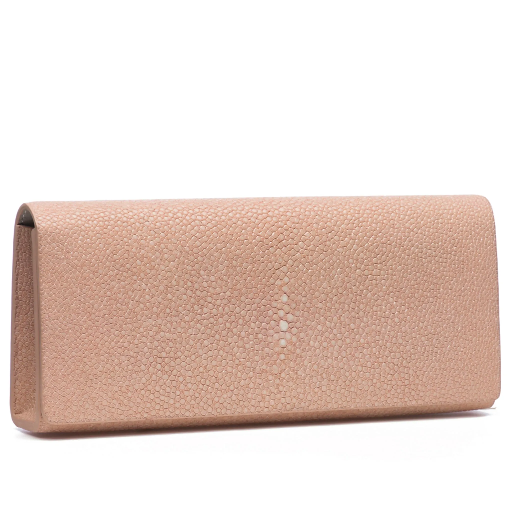 Cleo Shagreen Clutch