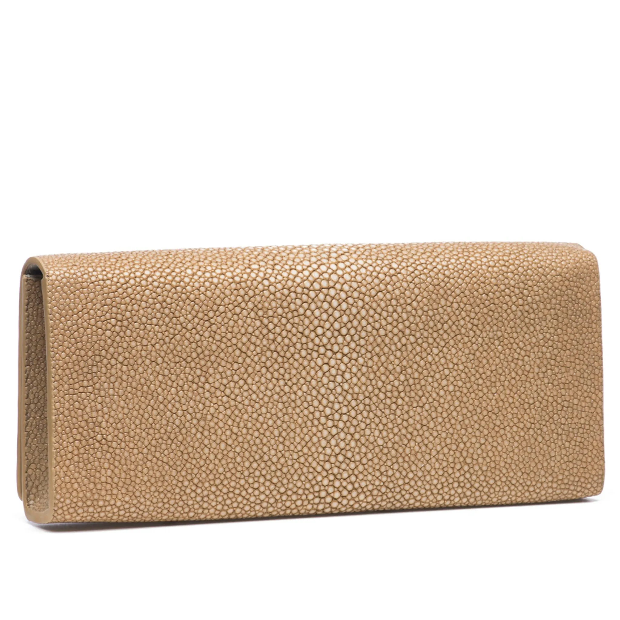 Cleo Shagreen Clutch