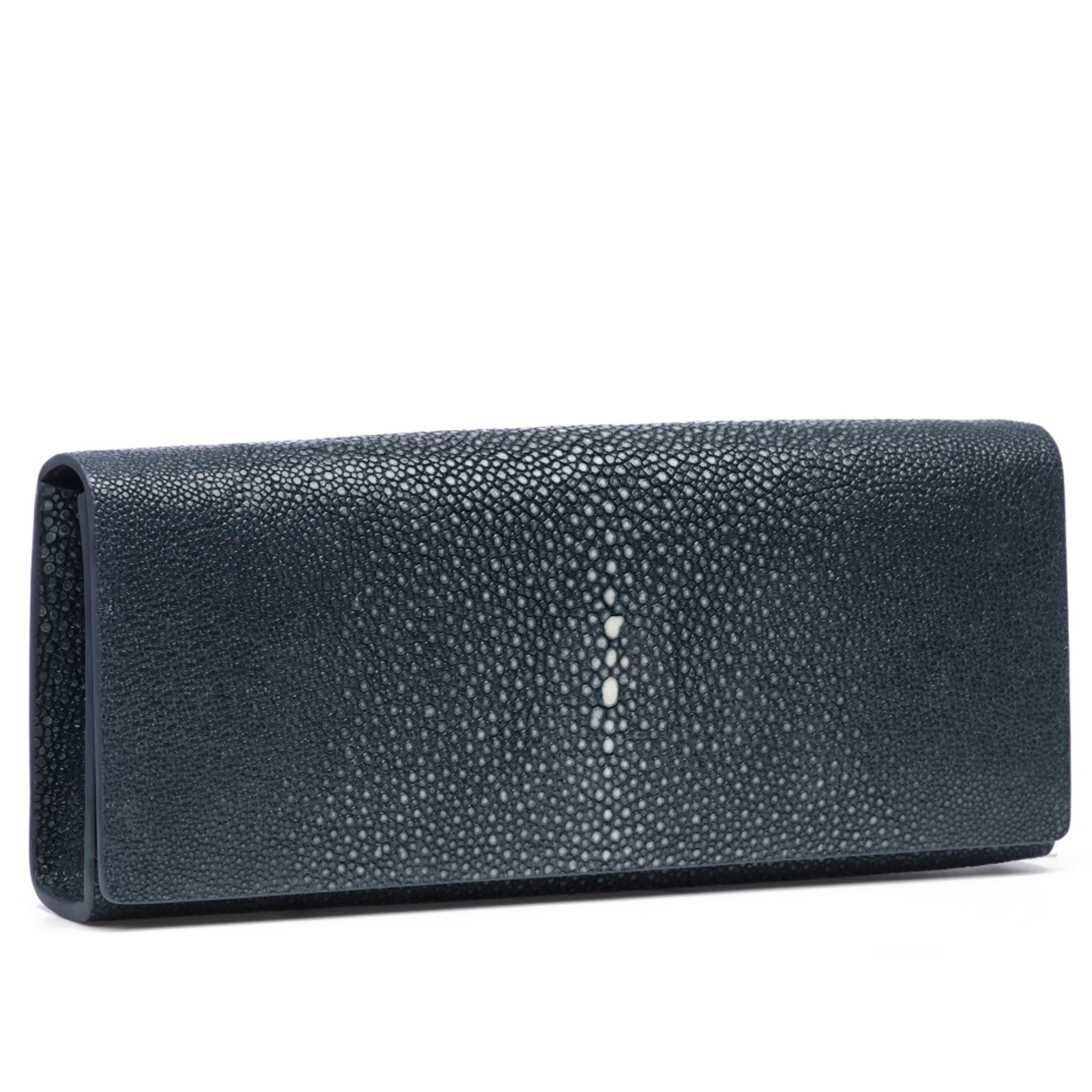 Cleo Shagreen Clutch