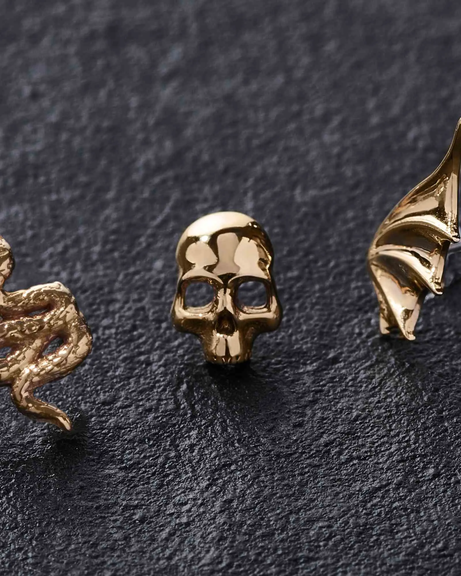 Cranium Threadless End (14K Gold)