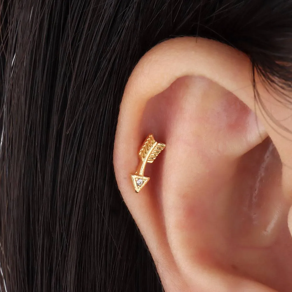 Cupid's Arrow Stud