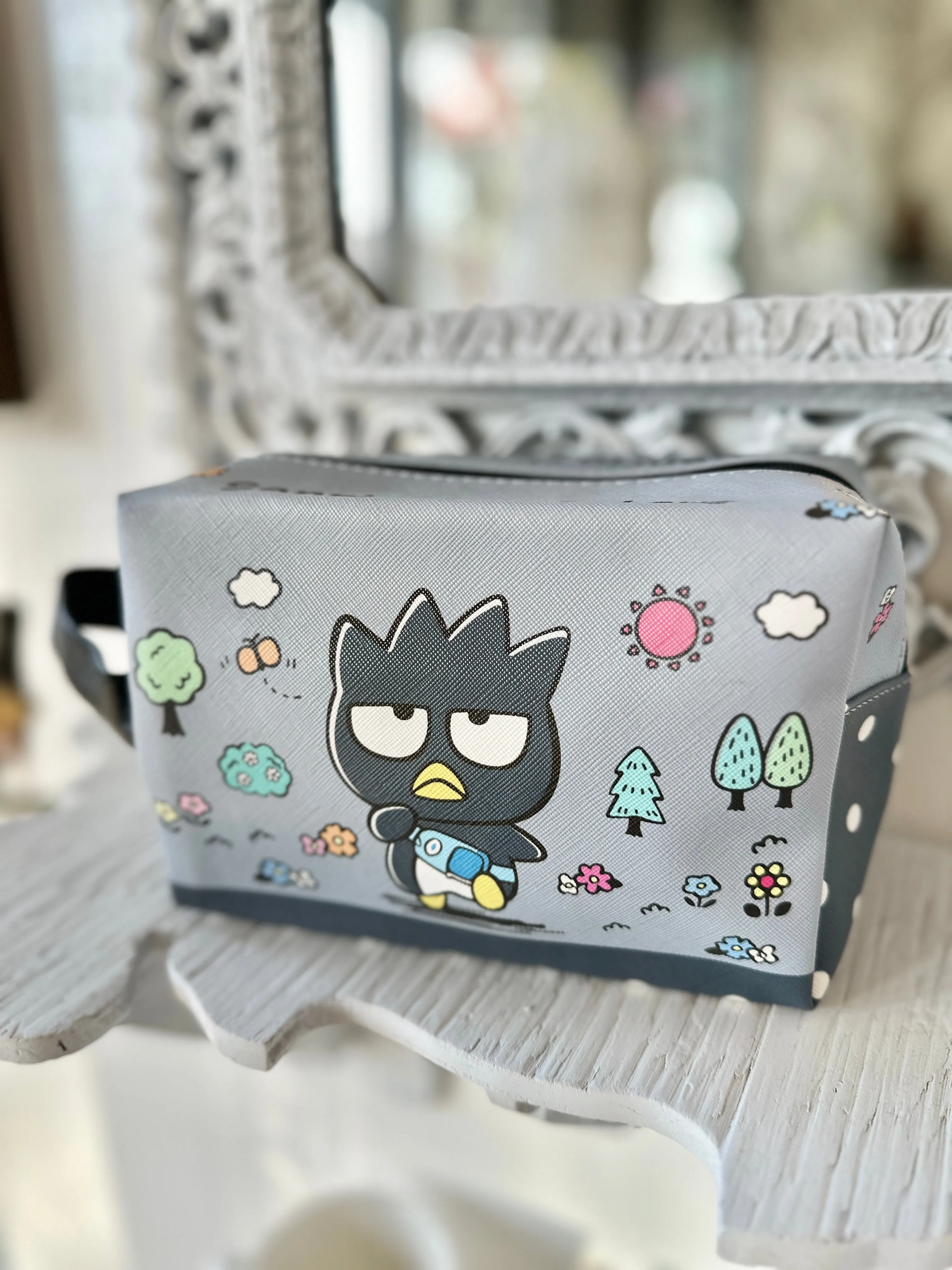 Cute Sanrio Family Makeup Bag