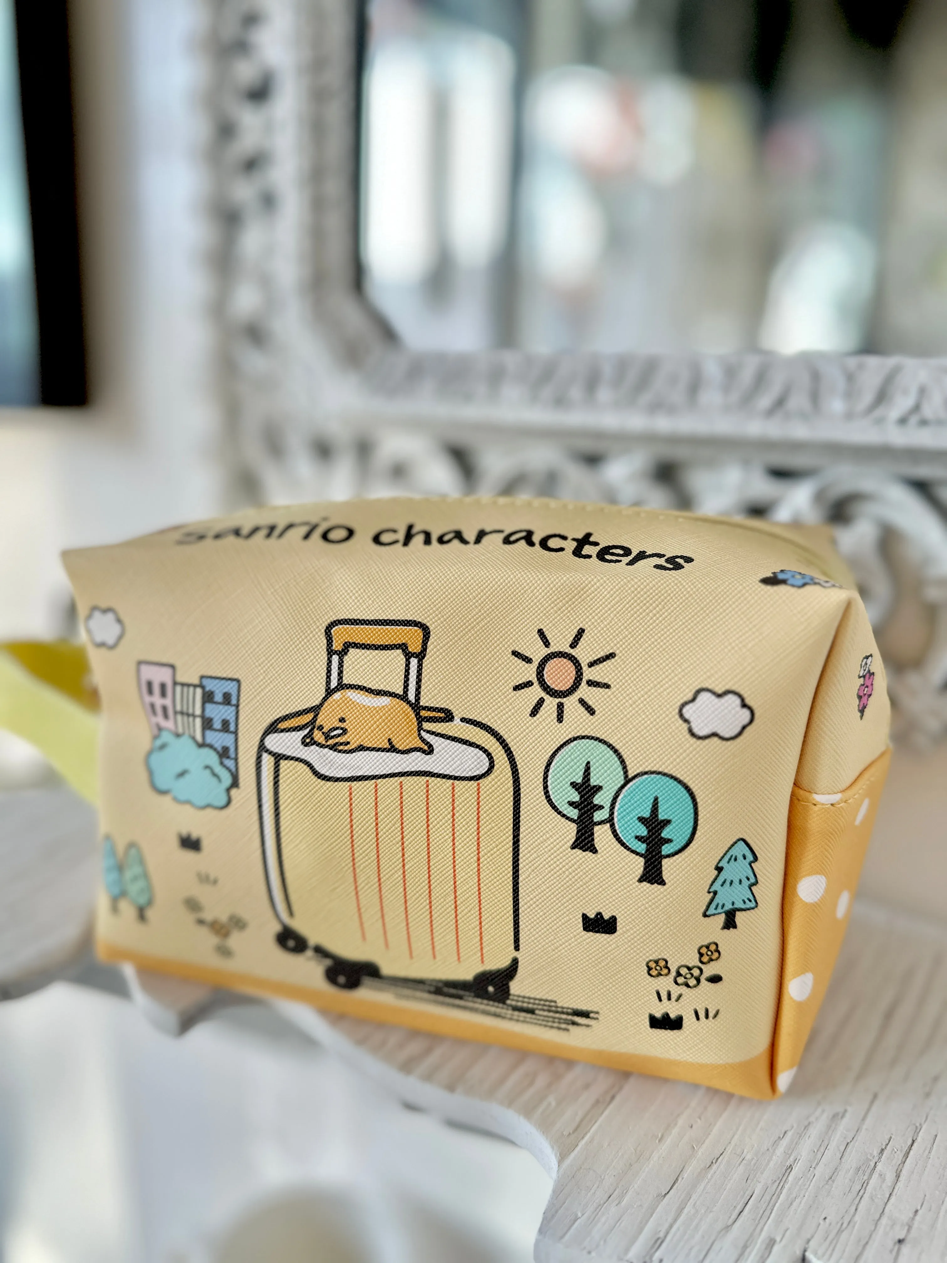 Cute Sanrio Family Makeup Bag