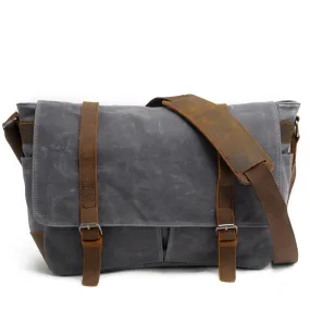 Dion Canvas Messenger Bag | Laptop Bag | Satchel Bag