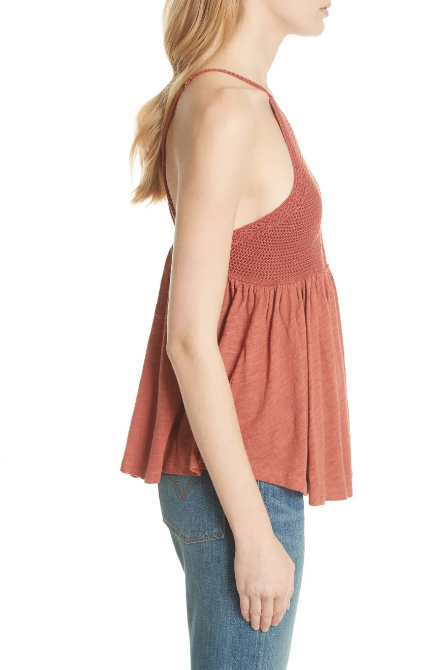 Free People Road Trip Knit Tank Copper