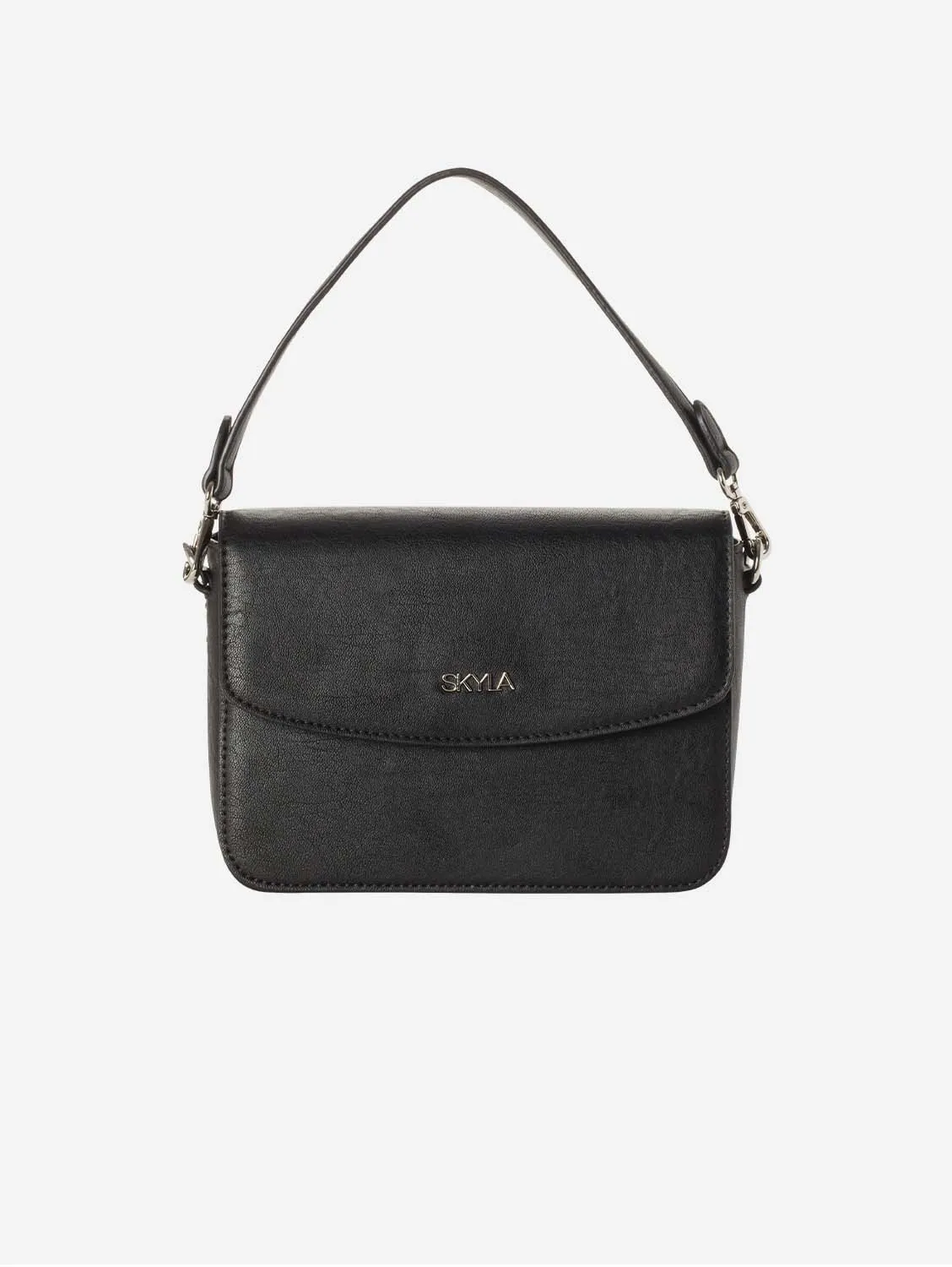 Gracie Classic Vegan Satchel | Black