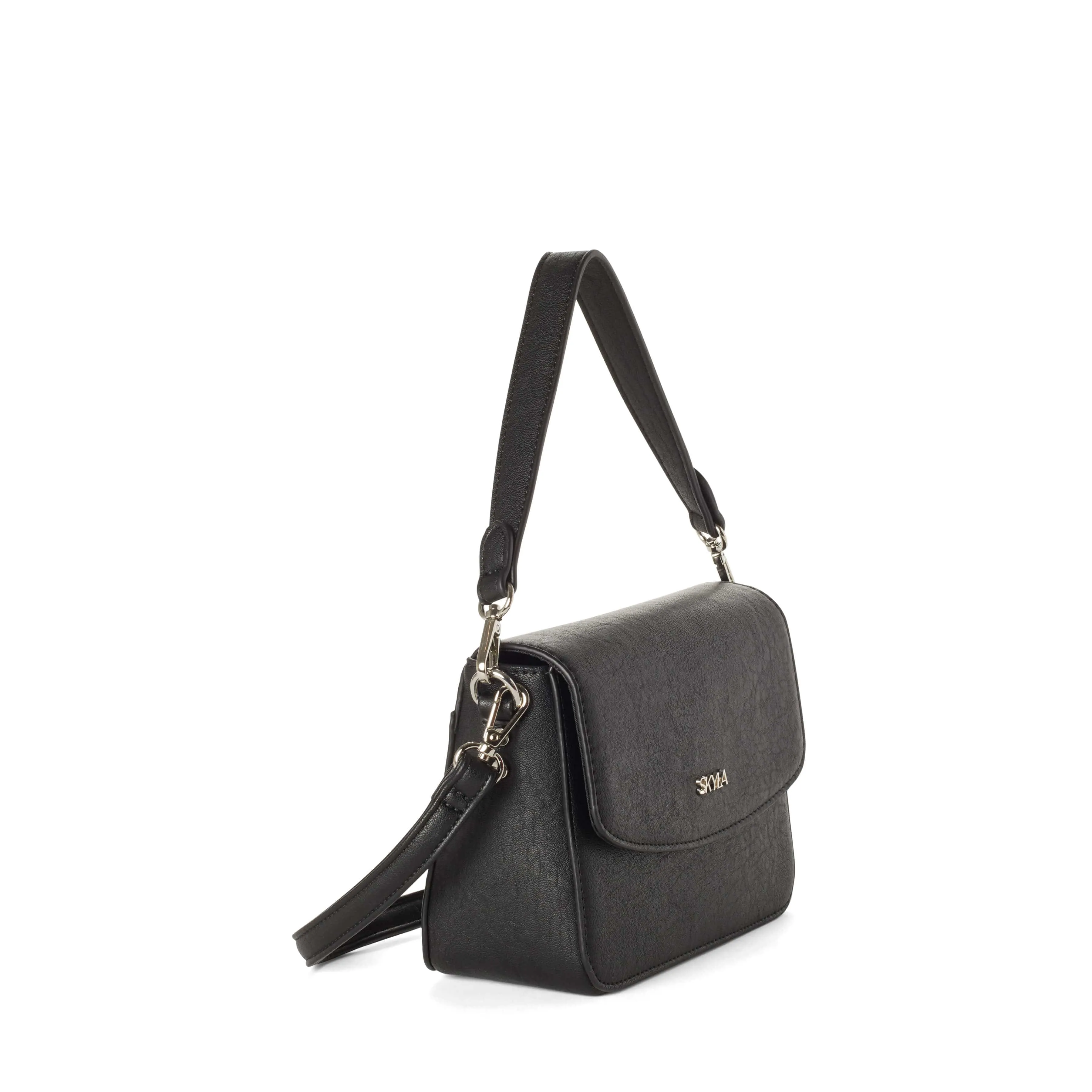 Gracie Classic Vegan Satchel | Black