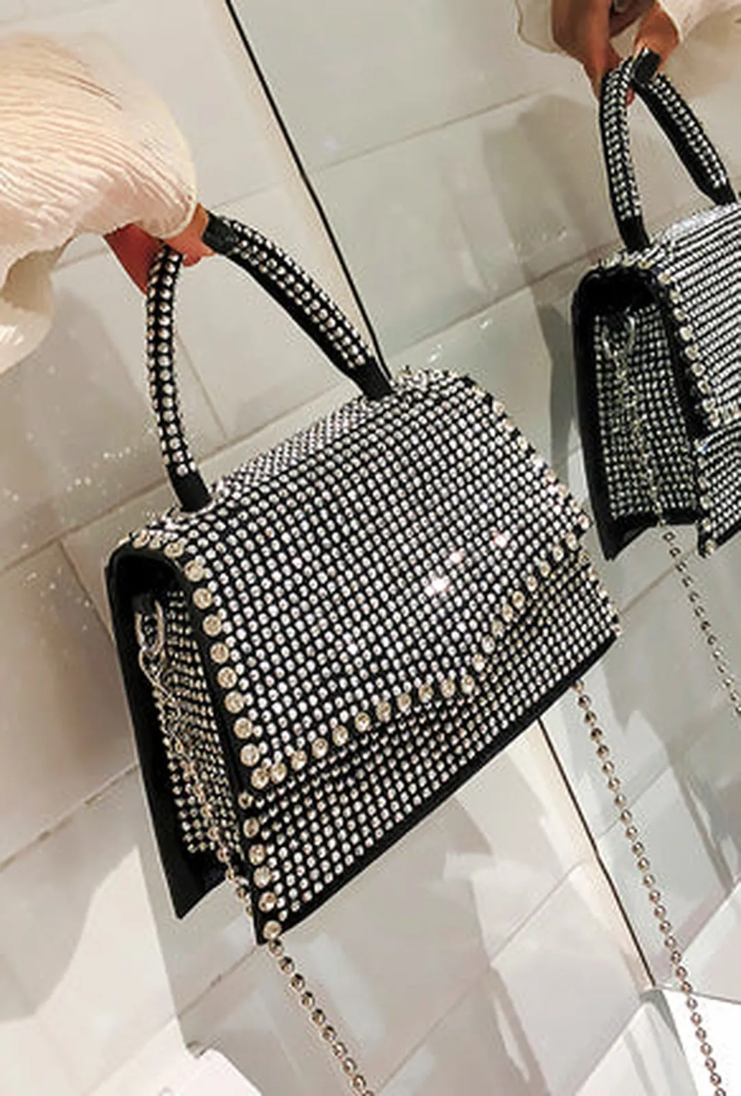 GRIECHE - STUDDED KELLY BAG