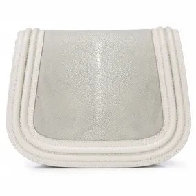 Hazel Shagreen Saddle Bag