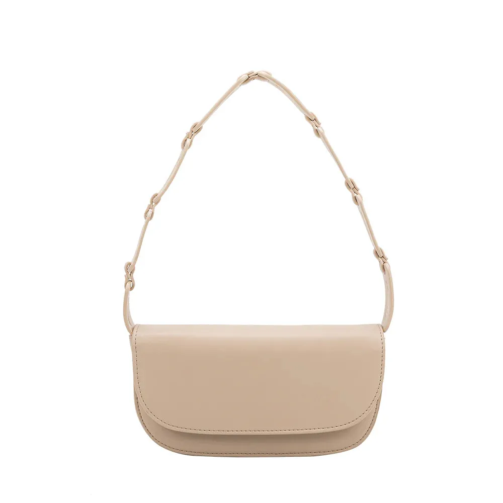 Inez Nude Recycled Vegan Shoulder Bag